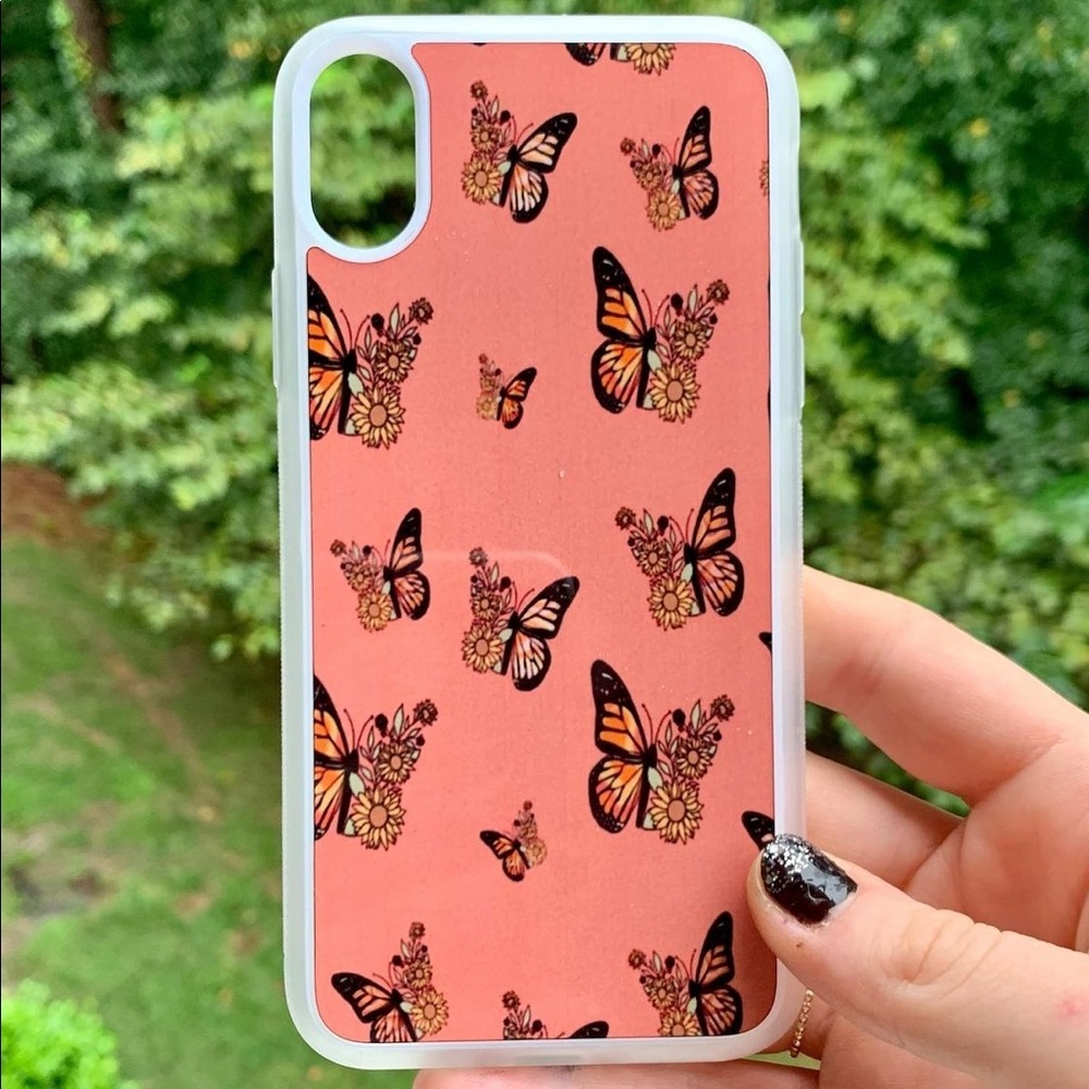 Host Pick! iPhone X/ XS Monarch Butterfly Sunflower Phone Case🌻🦋